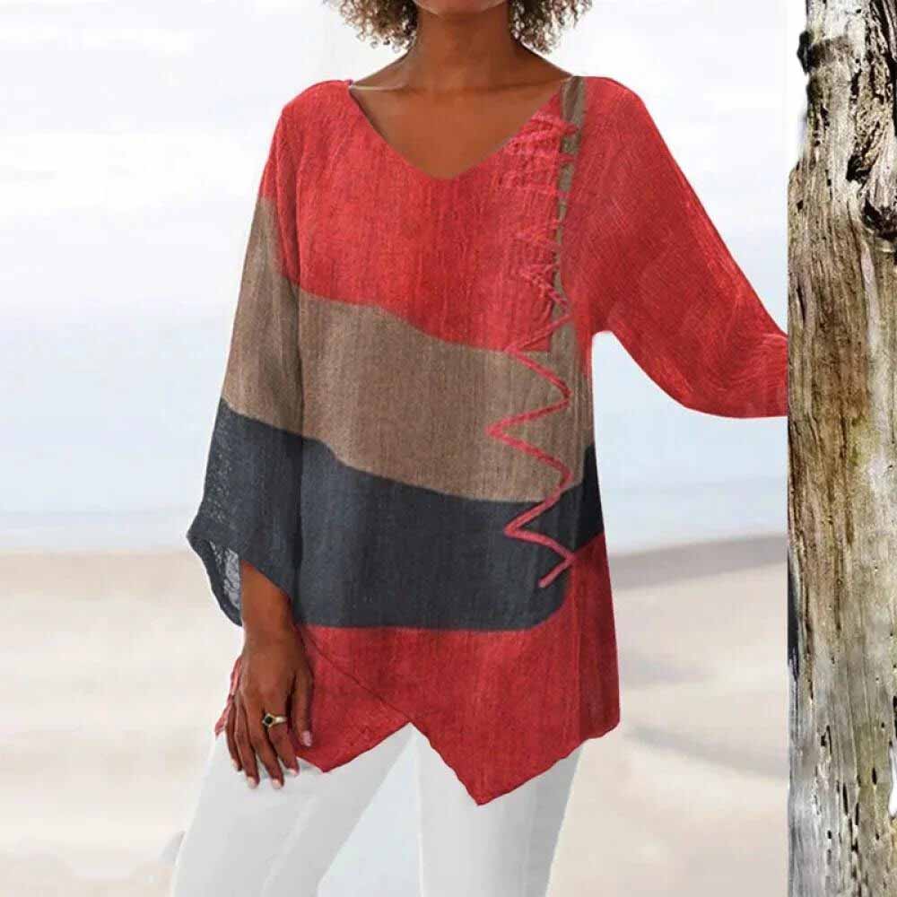Sorina | Waist-Hiding Charm Blouse