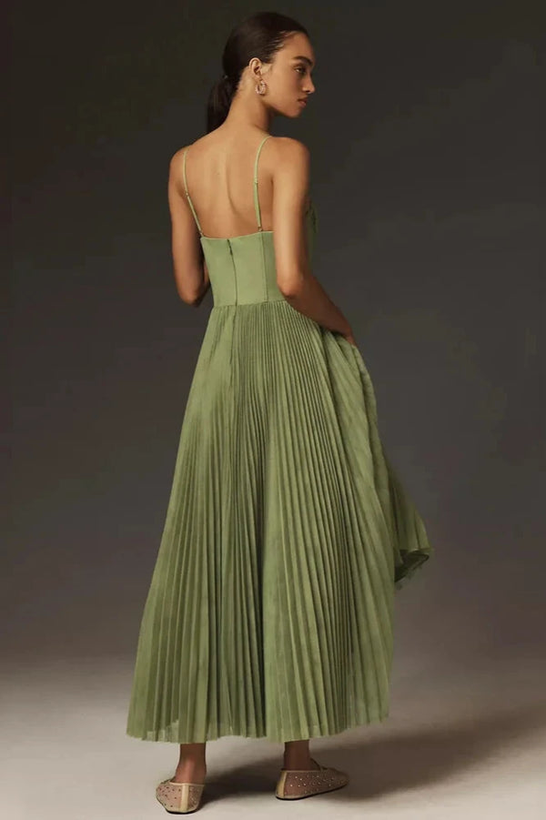 Sasha | Pleated Tulle Dress
