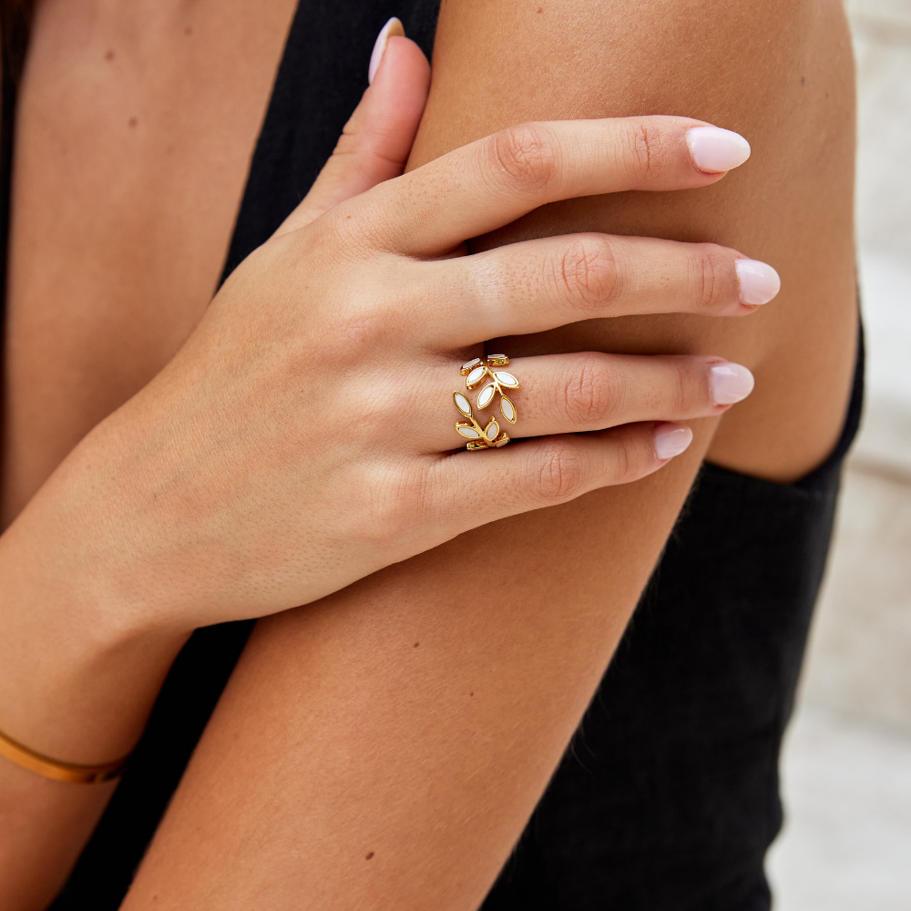 Seraphina | Gold Leaf Ring