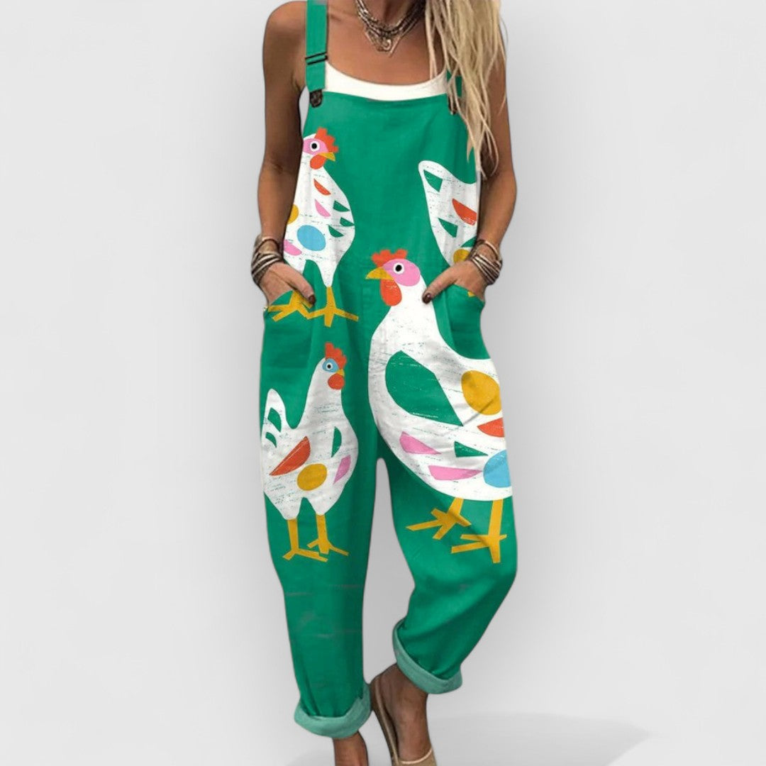 Lanore - Elegant Vintage Jumpsuit
