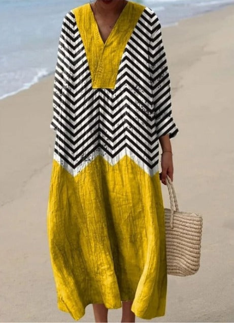 Daphne | Retro Pattern Shift Dress