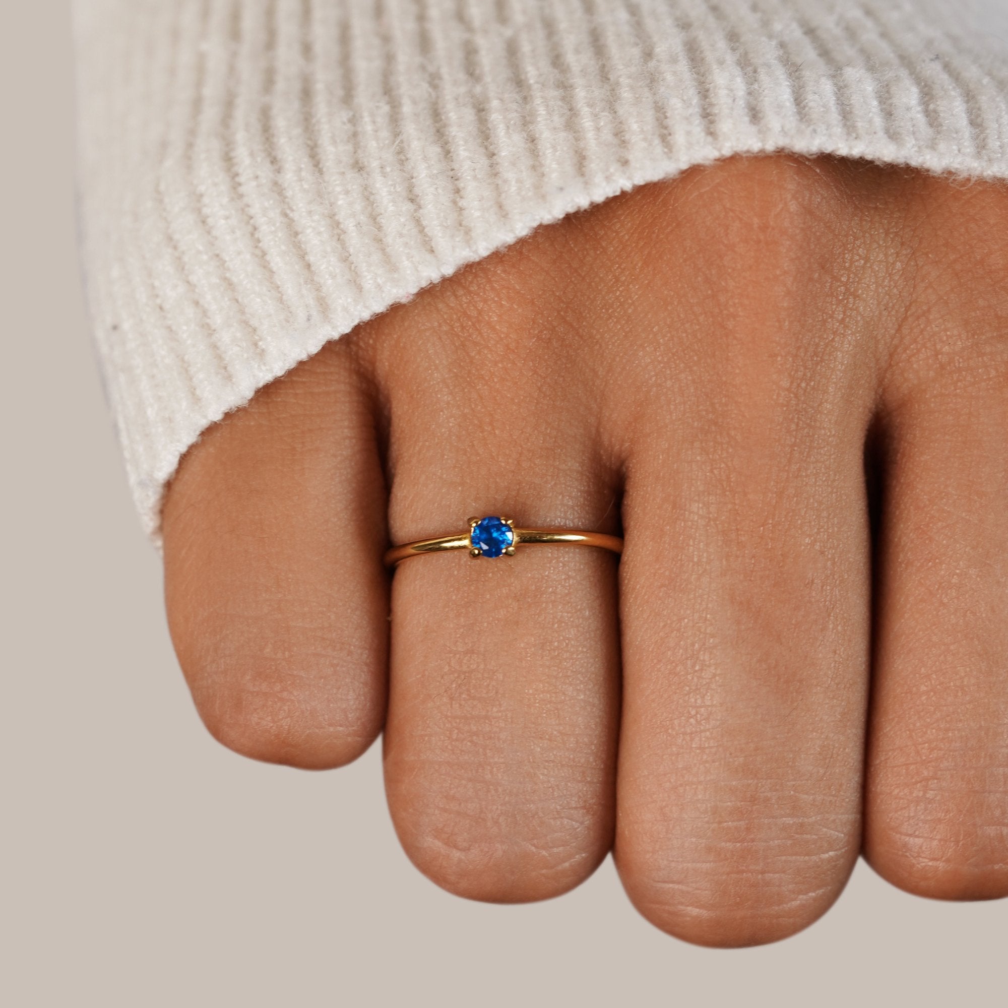 Marigold | Birthstone gold rings