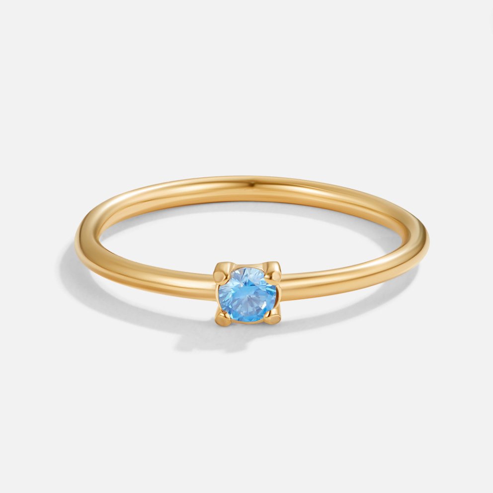 Marigold | Birthstone gold rings