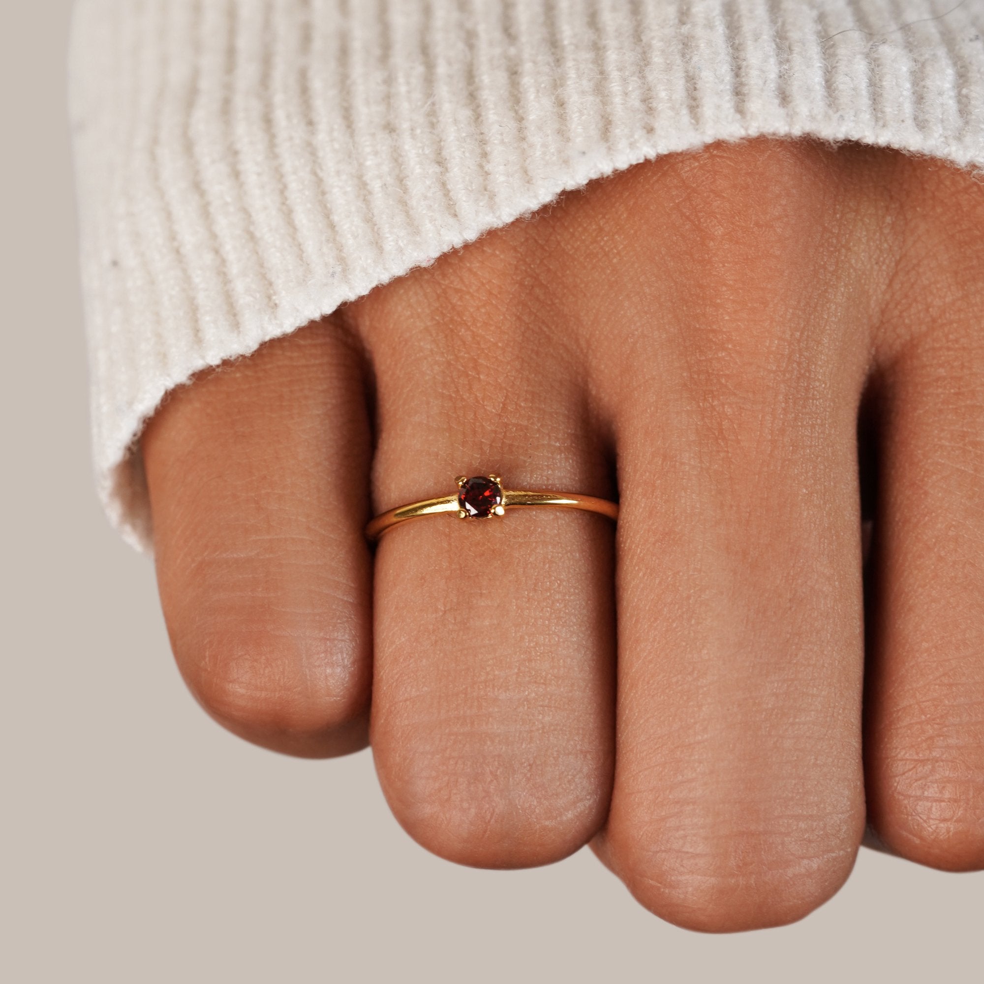 Marigold | Birthstone gold rings