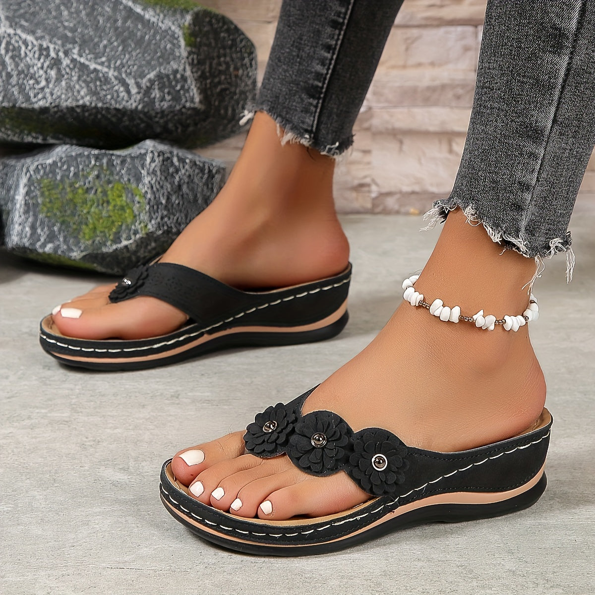 Flora | Orthopedic Flower Sandals