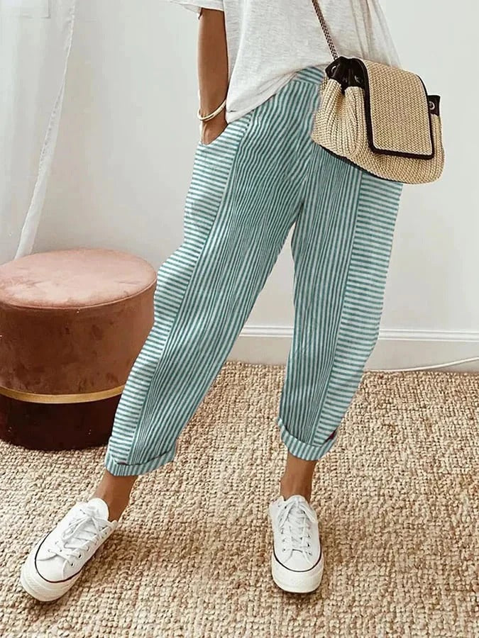 Grace | Relaxed Stripe Pants