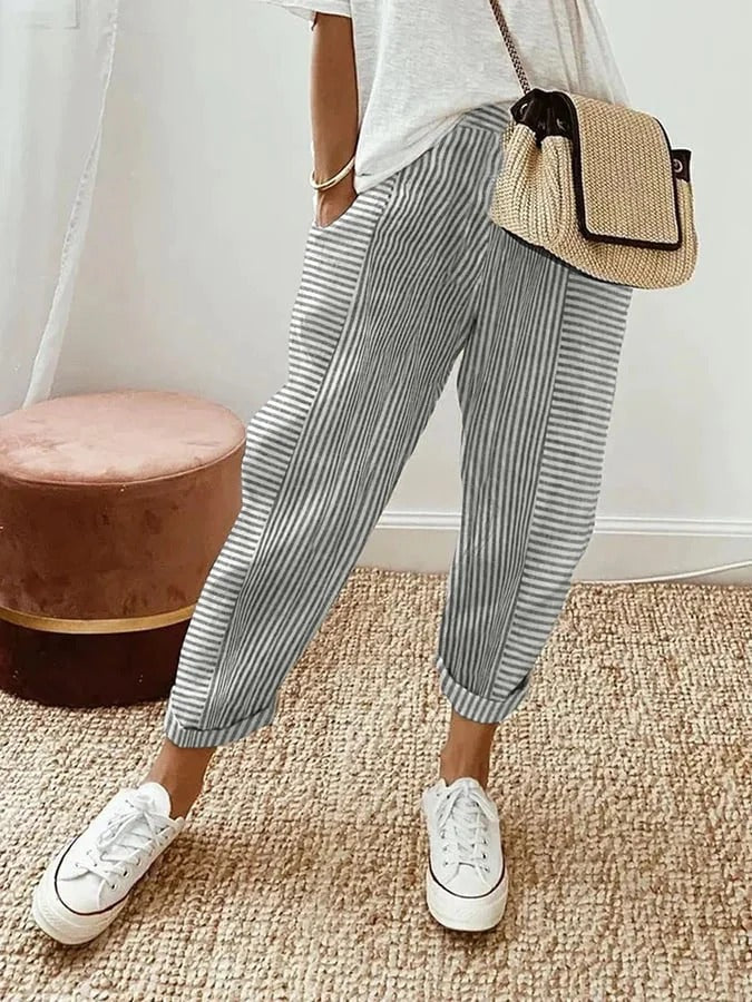 Grace | Relaxed Stripe Pants