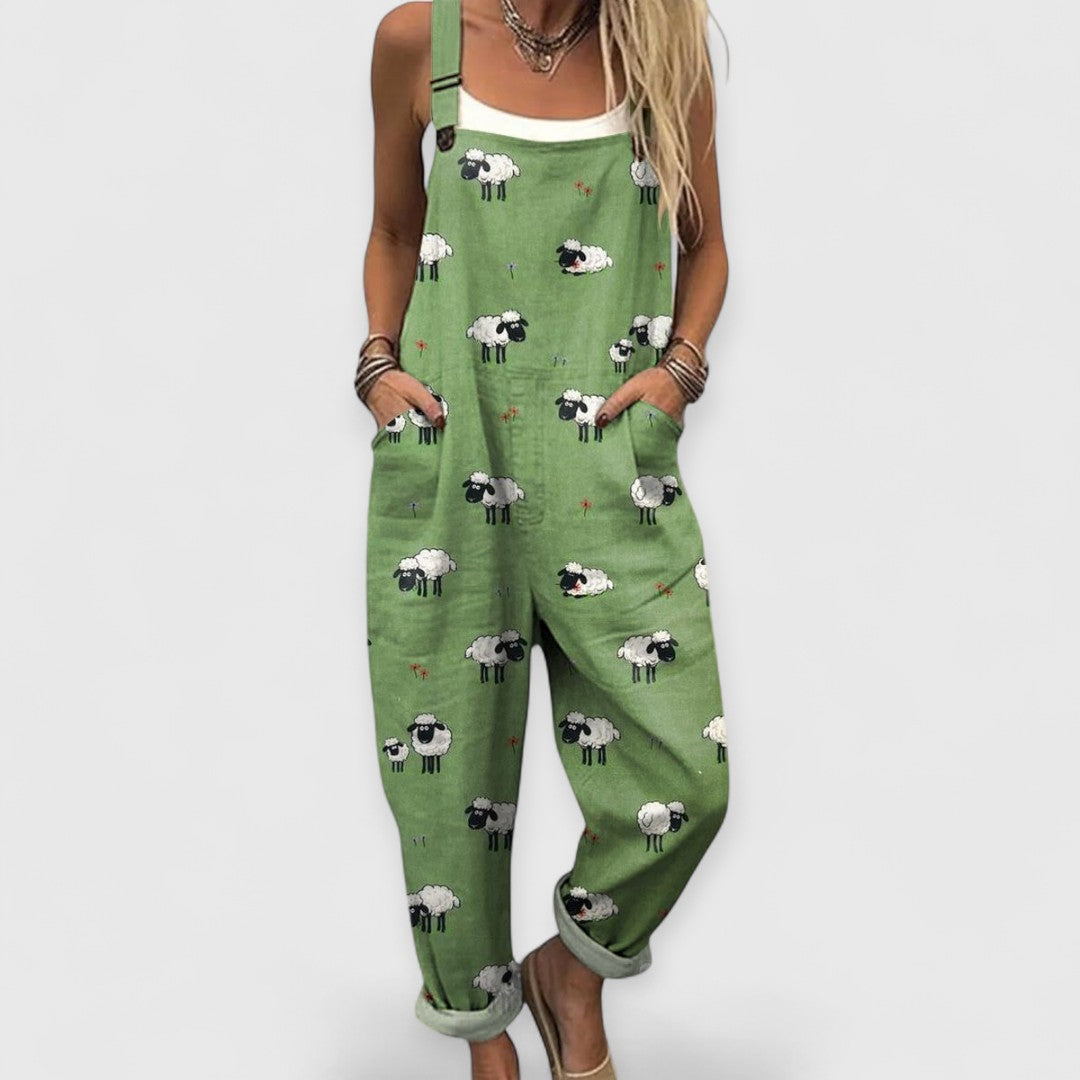 Fionna - Elegant Vintage Jumpsuit