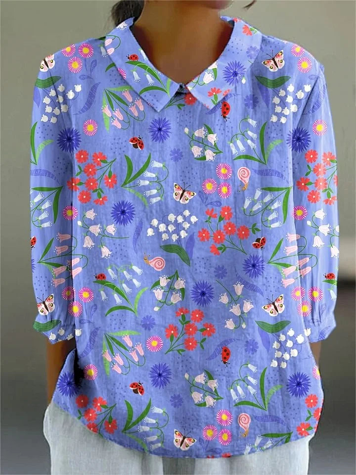 Miriellara | Vintage Colorful Blouse