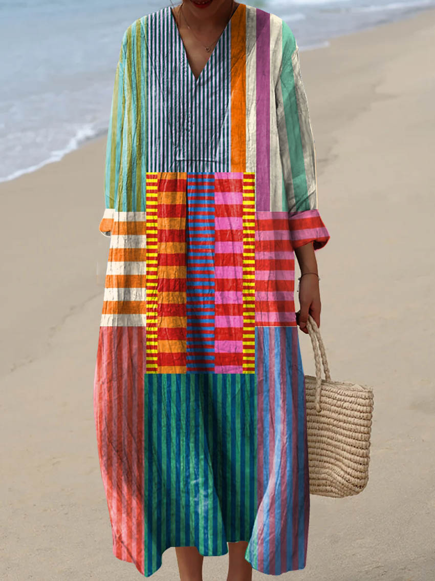 Josie | Vintage Geo Art Dress