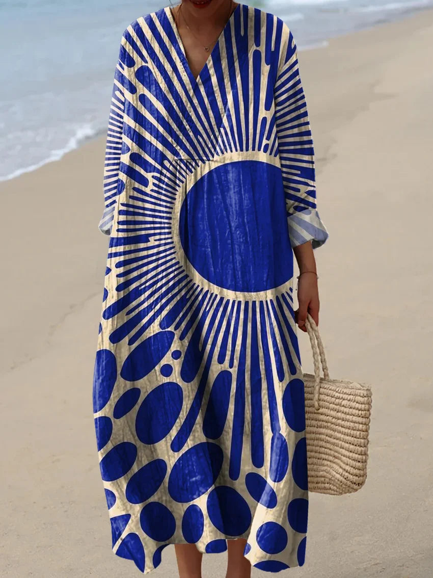 Bronwen | Desert Geometric Dress