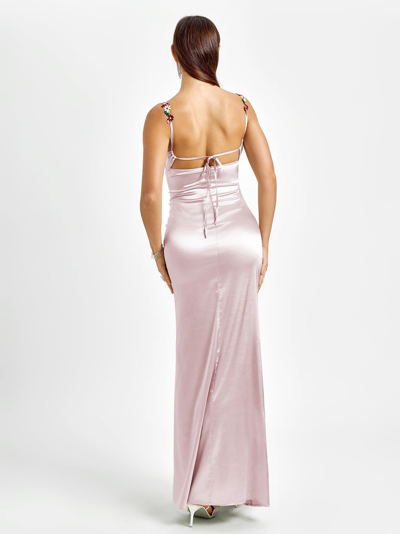 Flora | Satin Gown Maxi Dress