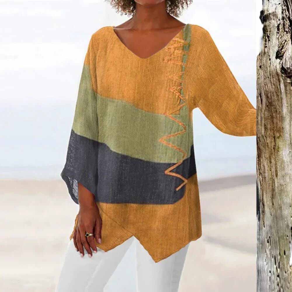 Sorina | Waist-Hiding Charm Blouse