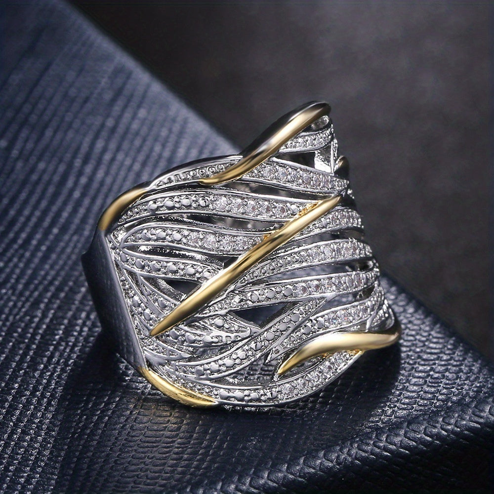 Matilda | Elegant Multi-Layer Twisted Ring