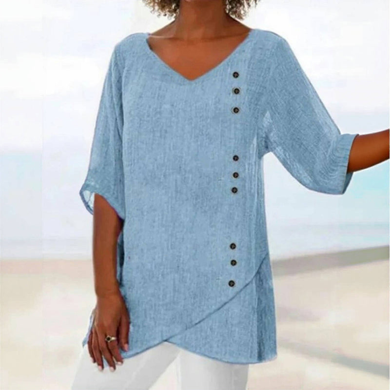 Zandria | Casual Irregular Blouse