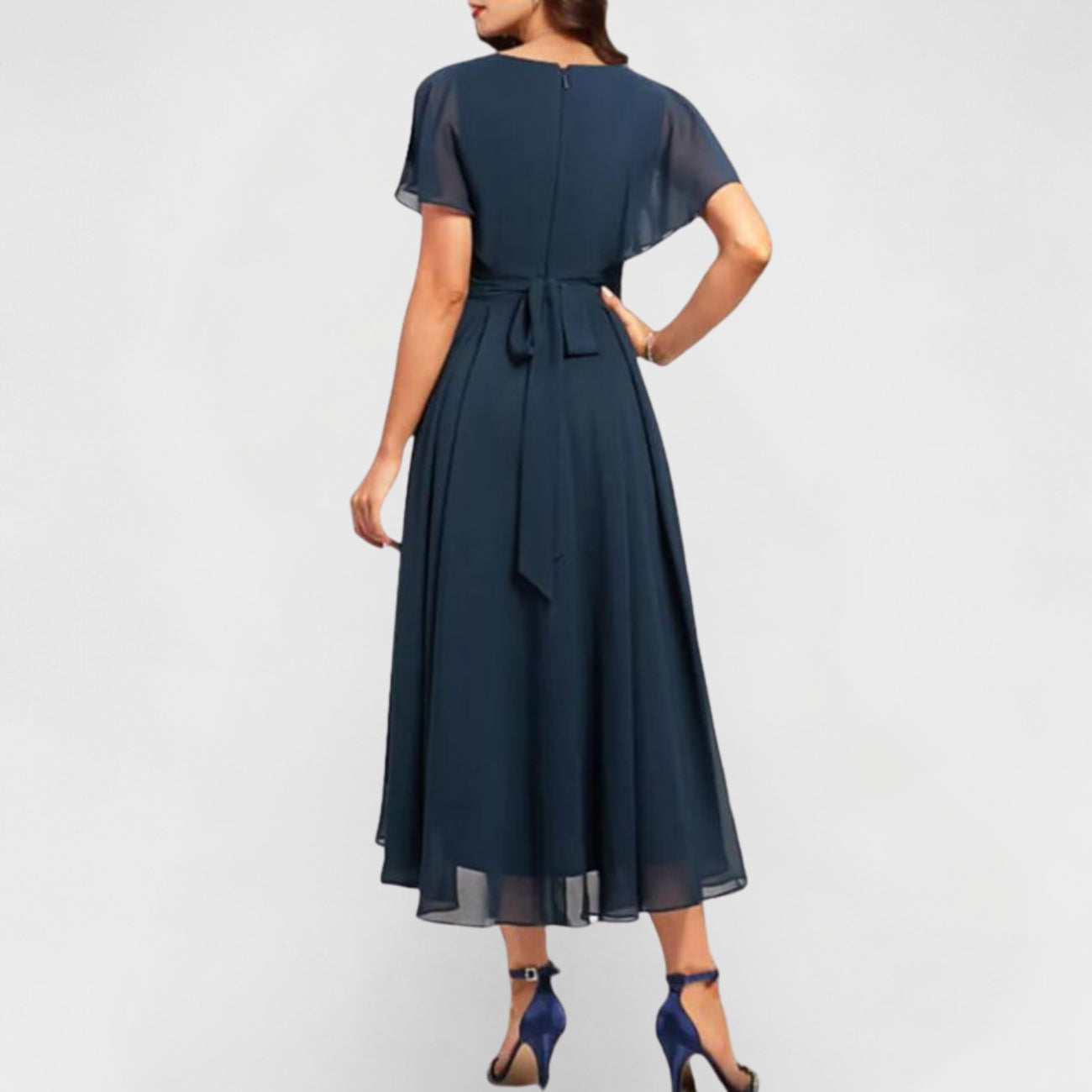 Valerie | Flowing V-Neck Maxi Dress