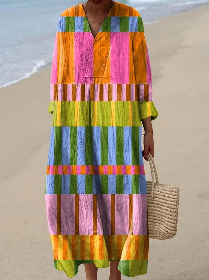 Ffion | Artful Patch Dress