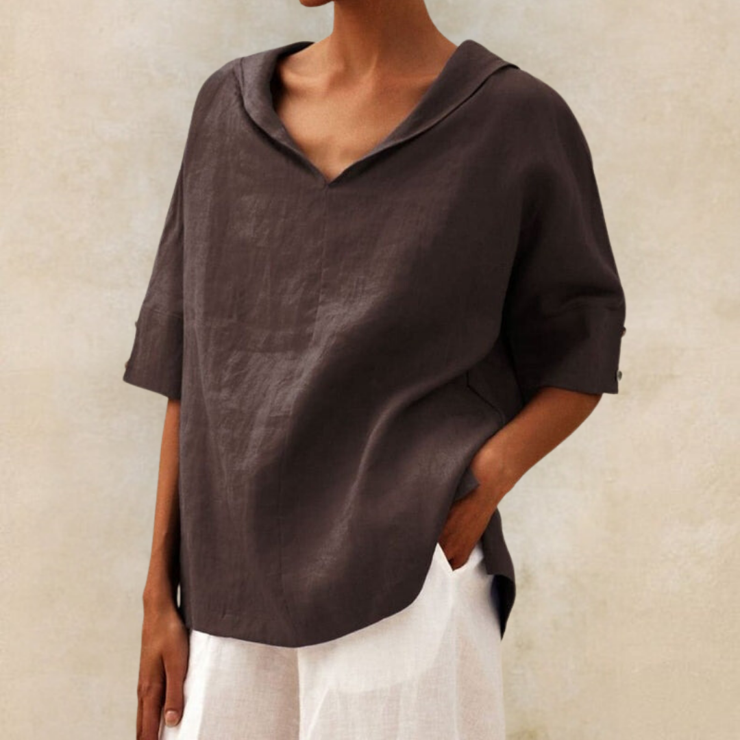 Yseult | Loose Boho Whisper Blouse