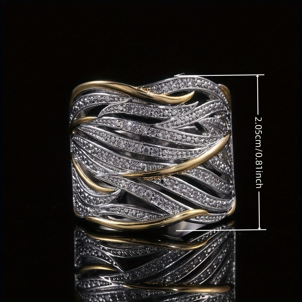 Matilda | Elegant Multi-Layer Twisted Ring