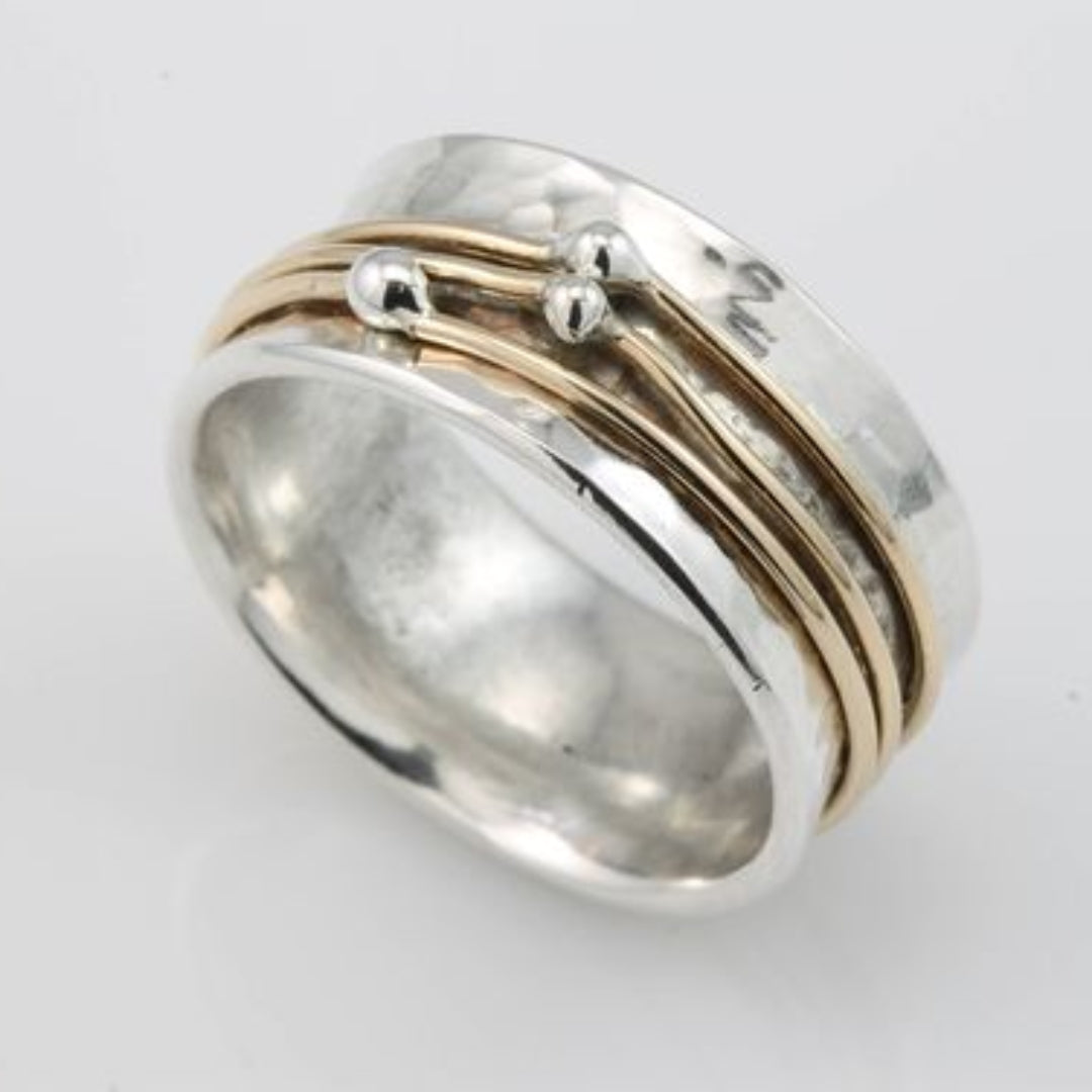 Violet | Vintage Gold-Plated Silver Ring