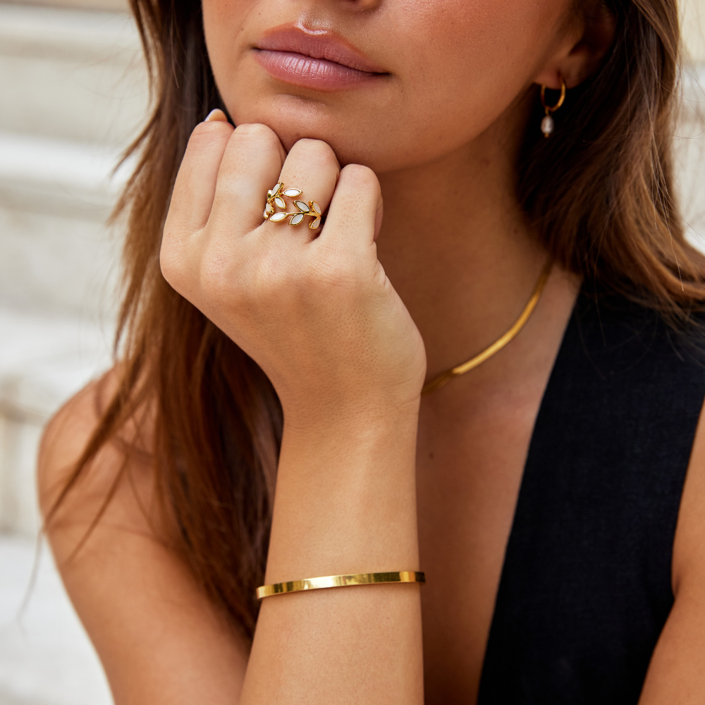 Seraphina | Gold Leaf Ring