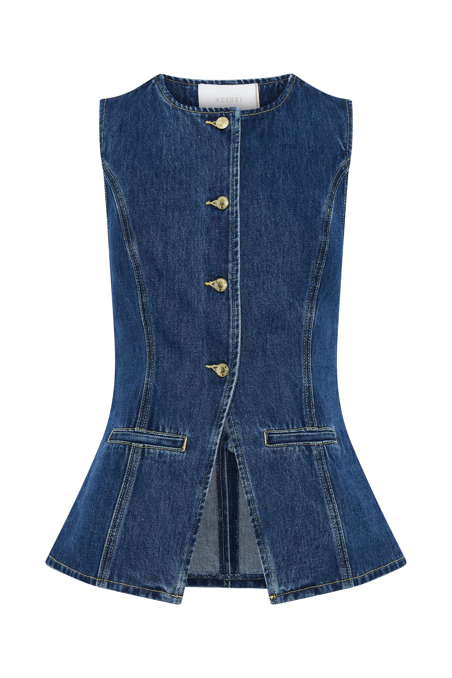 Isla | High Waist Suit Denim Set