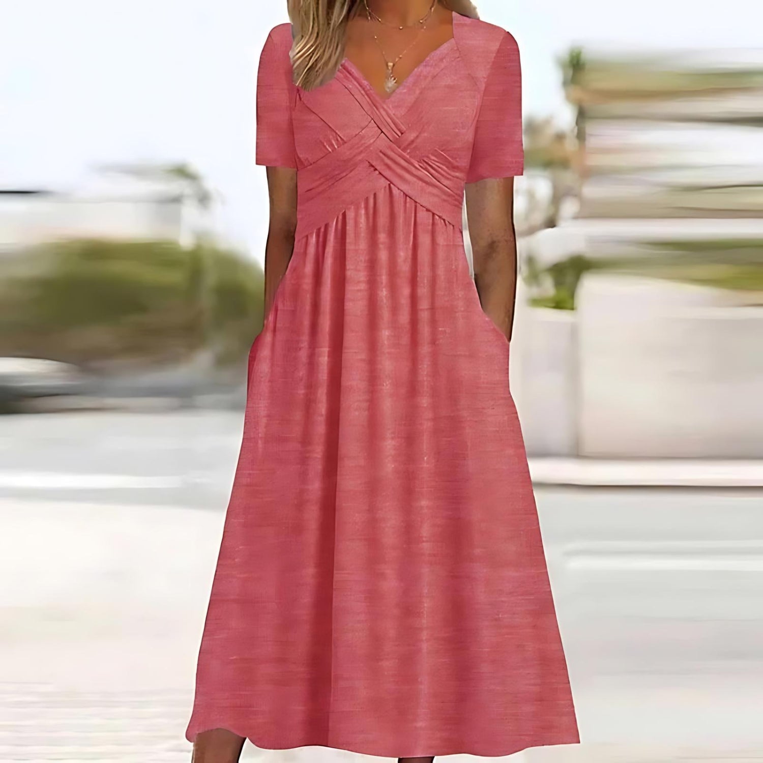 Katerielle | Elegant Midi Dress