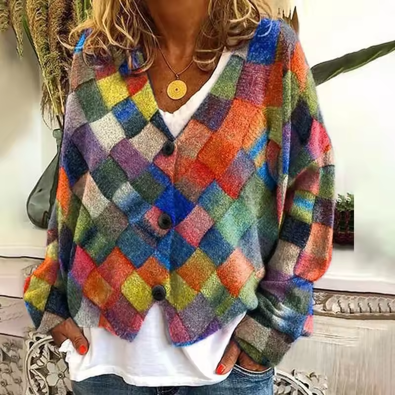 Suzan | Vest with print
