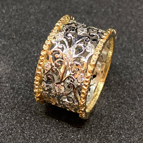 Aria | Vintage Zirconia Ivy Ring