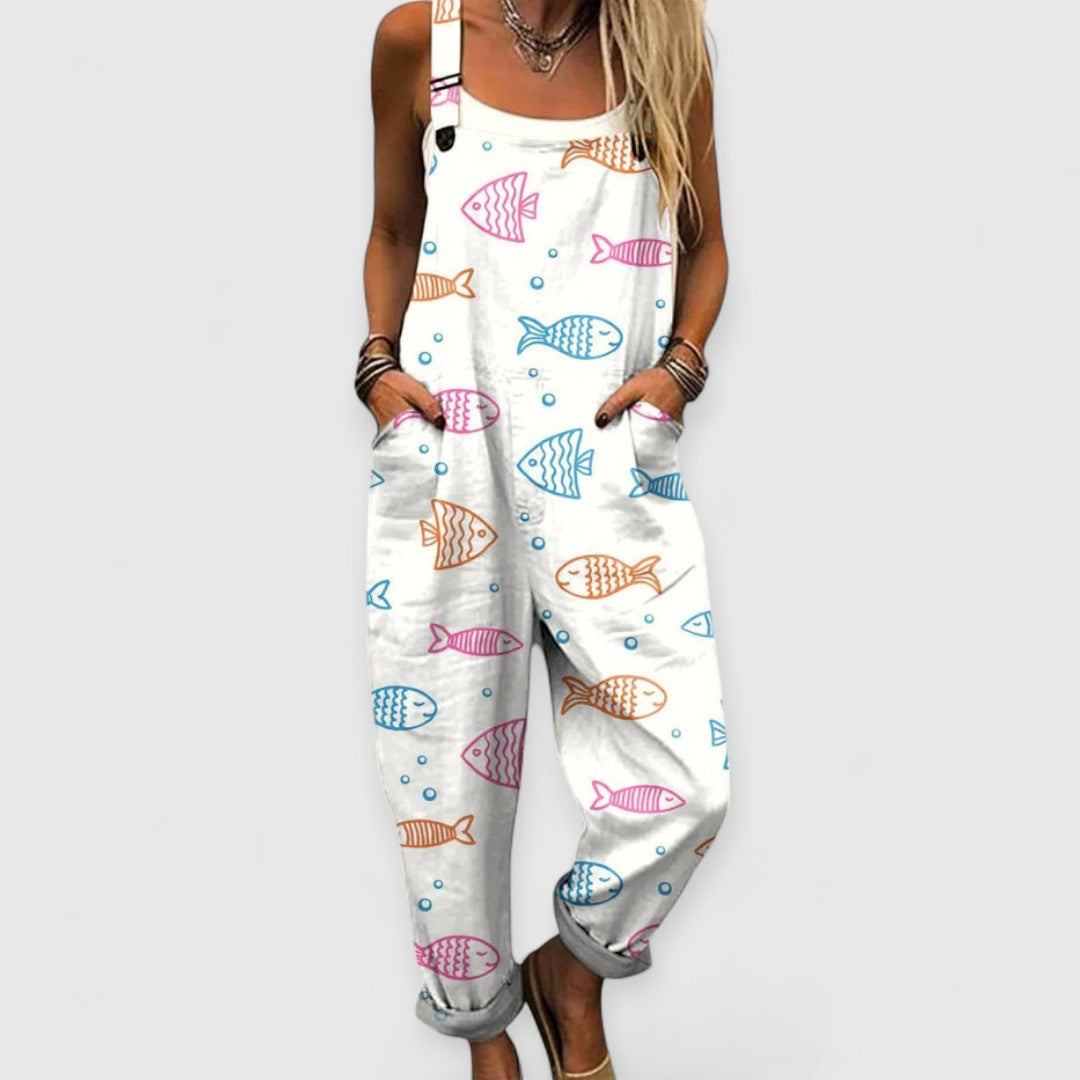 Elyse  - Elegant Vintage Jumpsuit