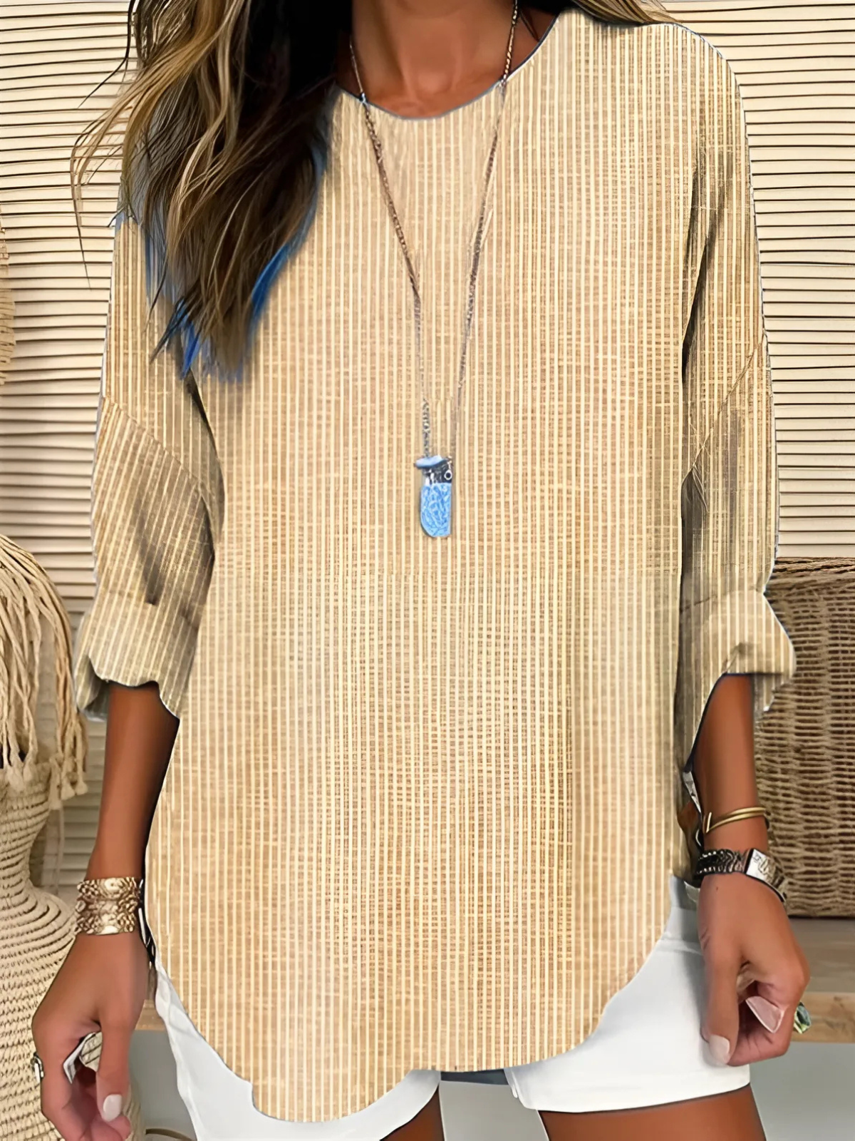 Billie | Trendy Striped Blouse