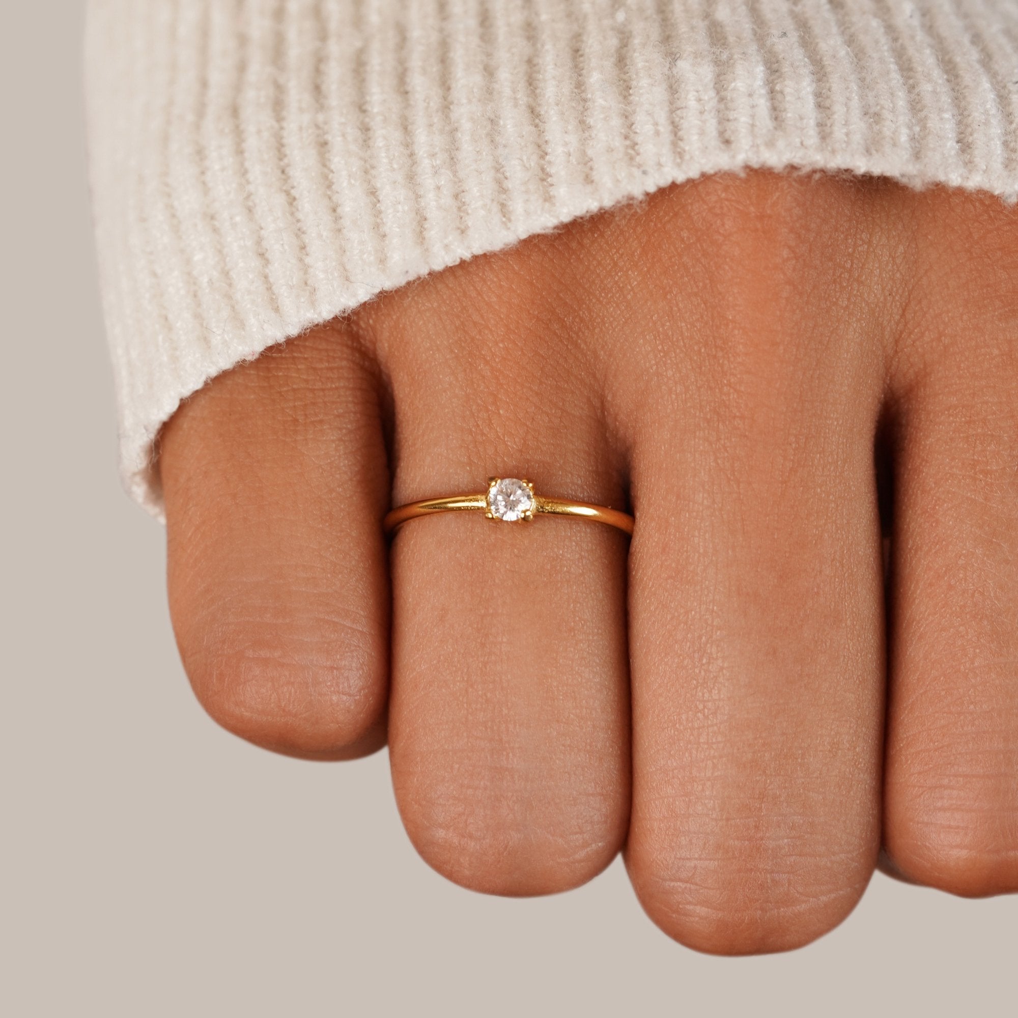 Marigold | Birthstone gold rings