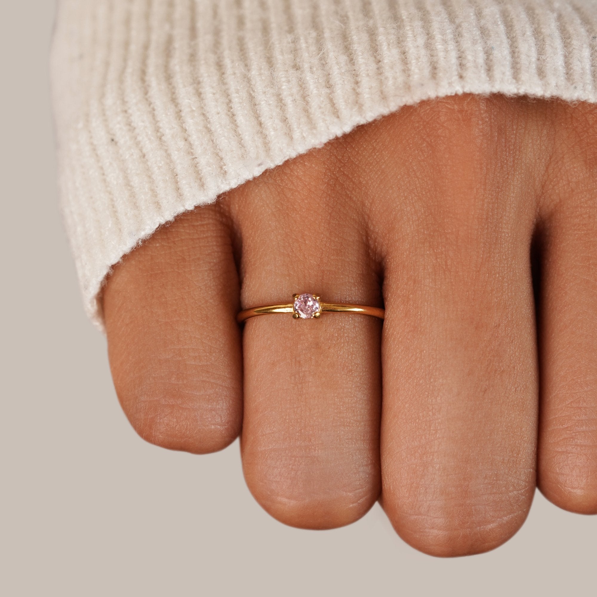 Marigold | Birthstone gold rings