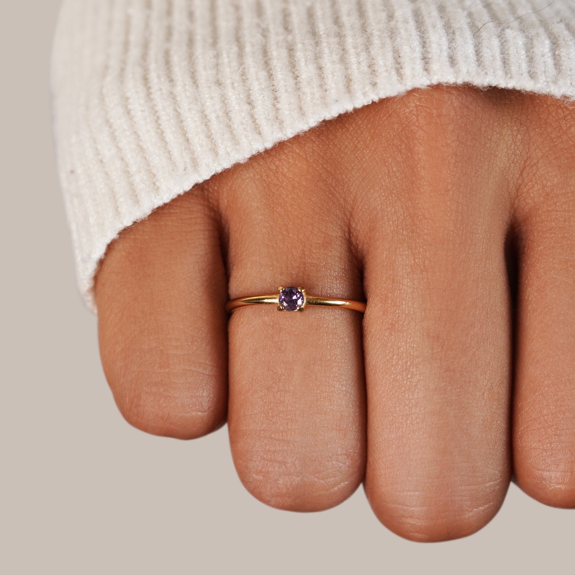 Marigold | Birthstone gold rings