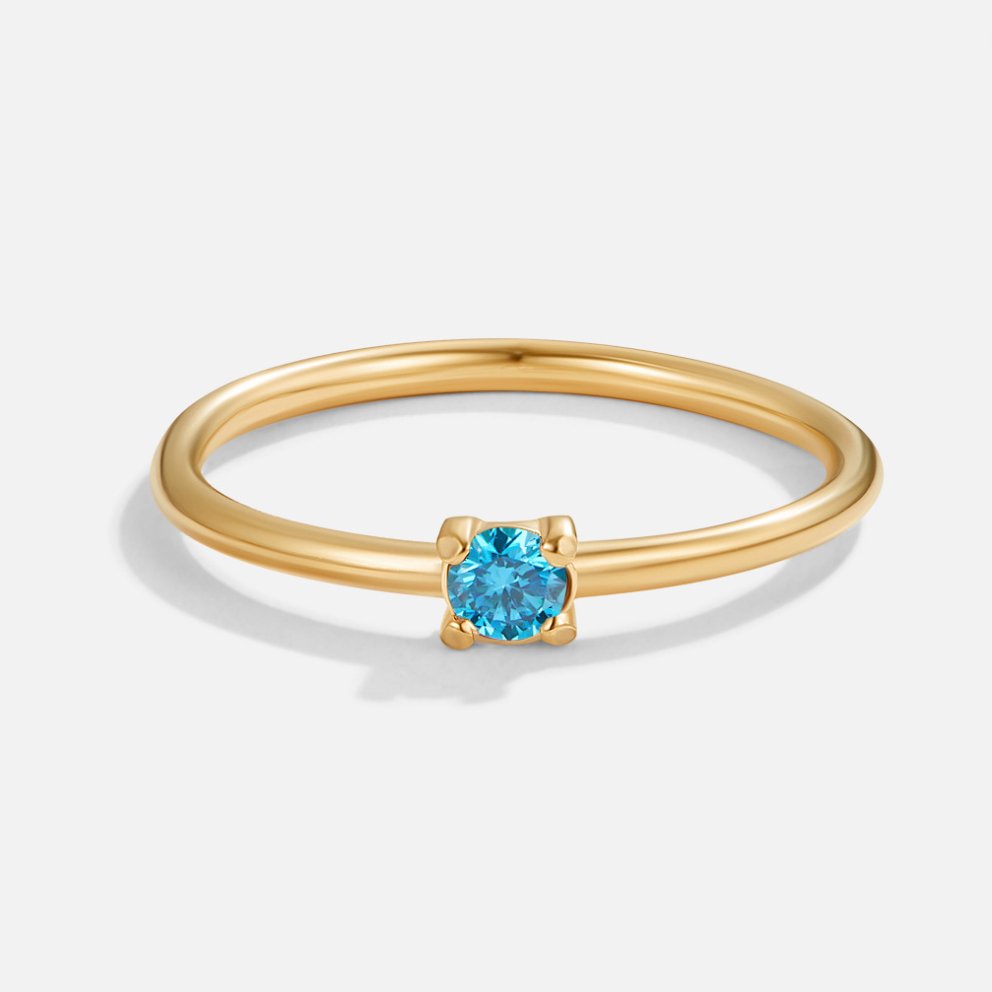 Marigold | Birthstone gold rings