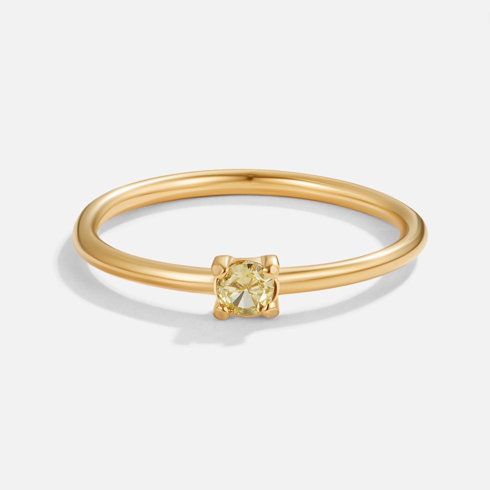 Marigold | Birthstone gold rings