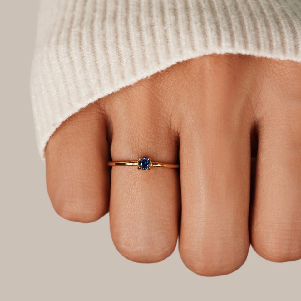 Marigold | Birthstone gold rings