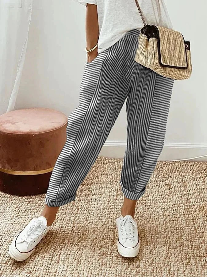 Grace | Relaxed Stripe Pants