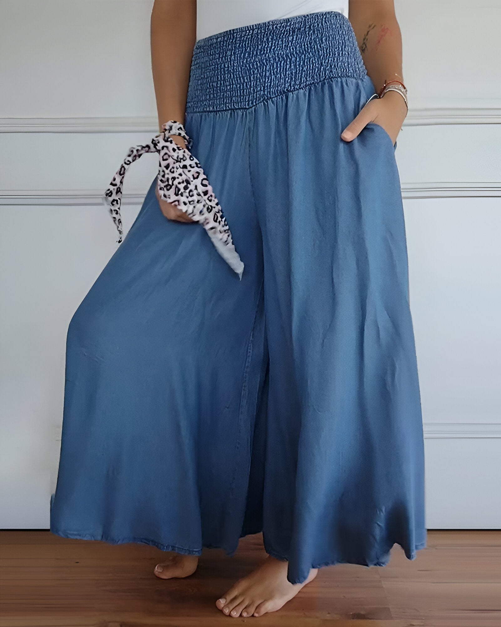 Elle | Comfortable Pants with Elastic Waist