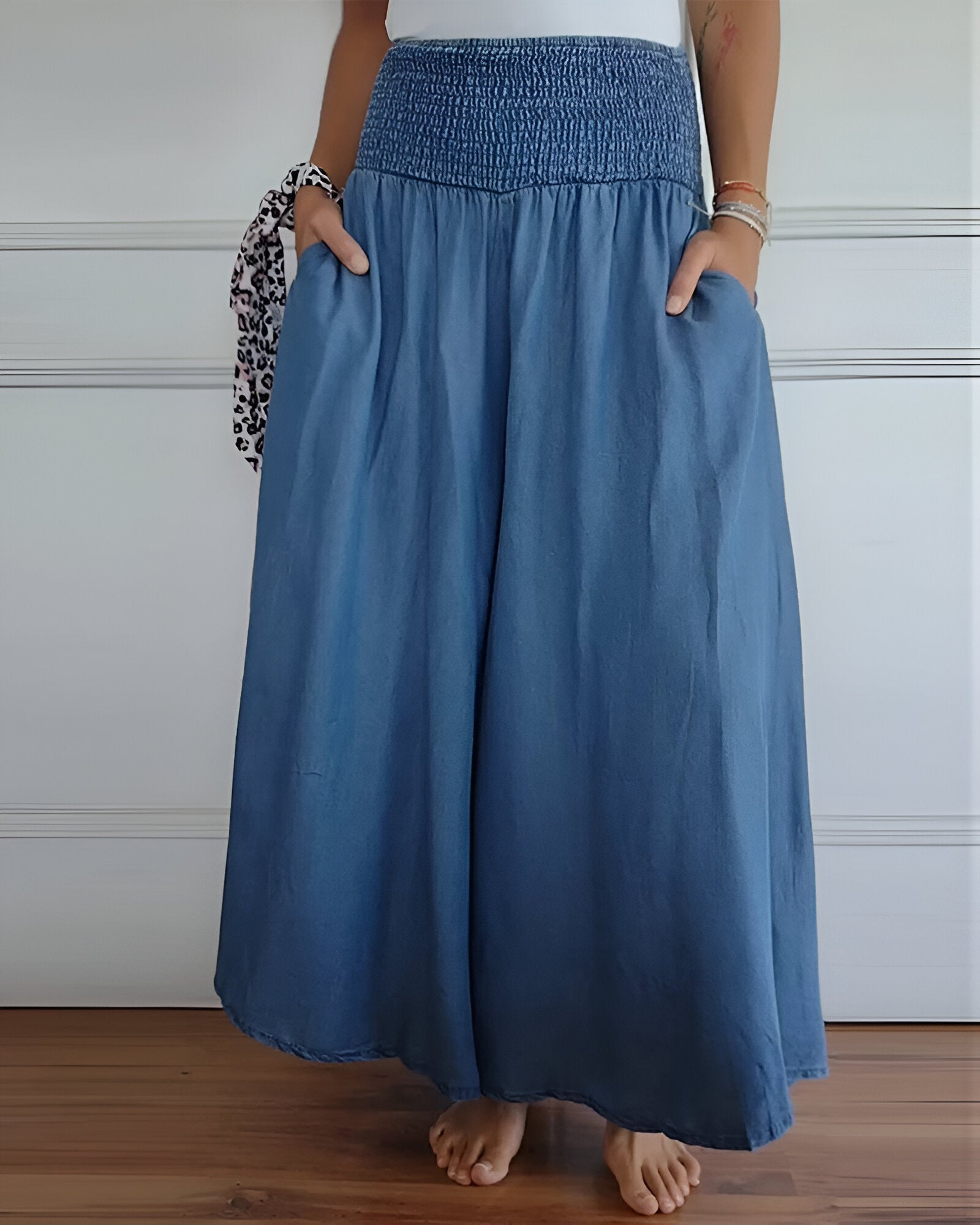 Elle | Comfortable Pants with Elastic Waist
