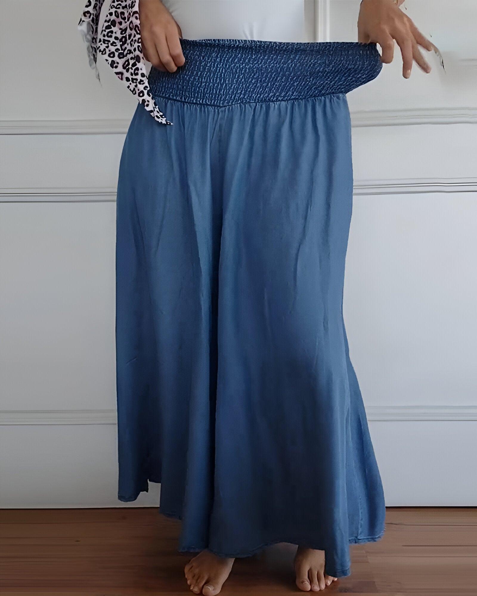 Elle | Comfortable Pants with Elastic Waist
