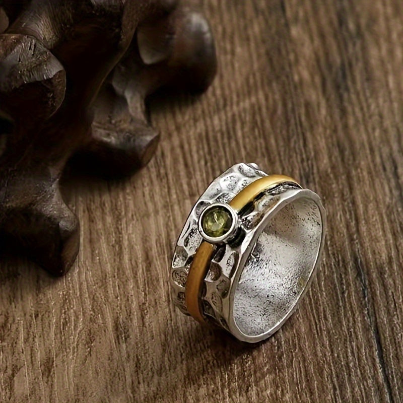 Eliza | Elegant Green Zirconia Ring