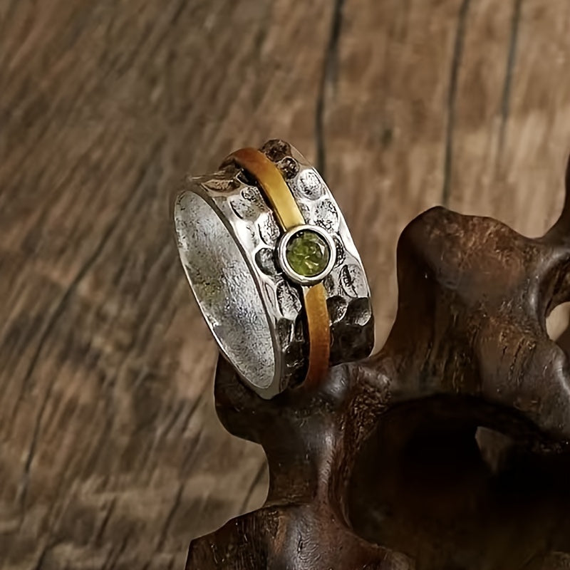Eliza | Elegant Green Zirconia Ring