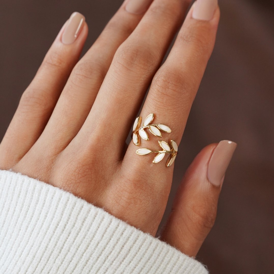 Seraphina | Gold Leaf Ring