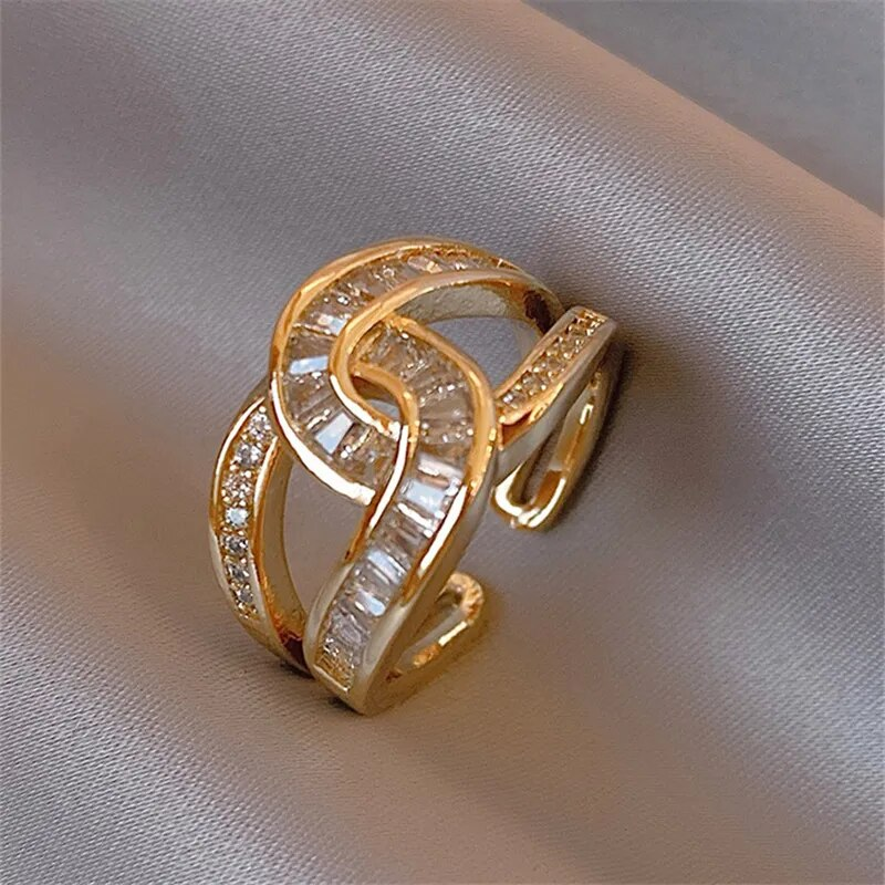 Nova | Knotted Elegant Adjustable Ring