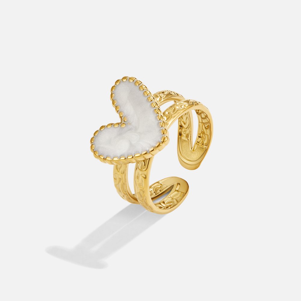 Olive | Pure Heart Gold Ring