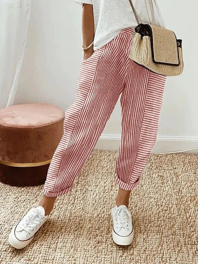 Grace | Relaxed Stripe Pants